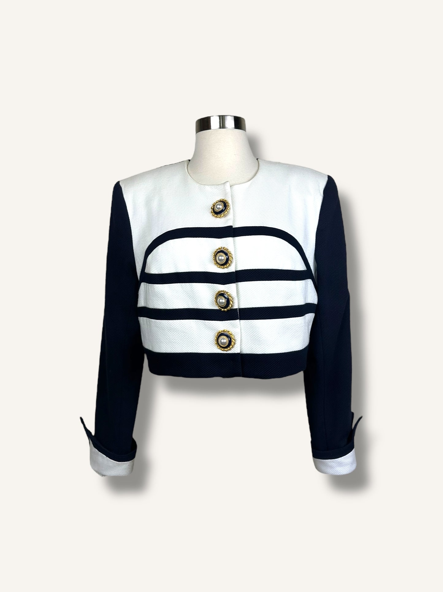 Nautical cropped jacket