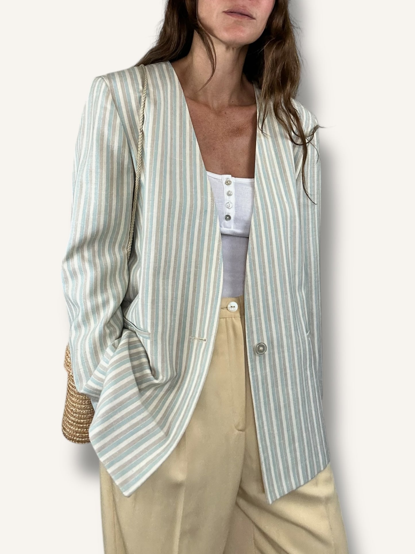 Striped blazer