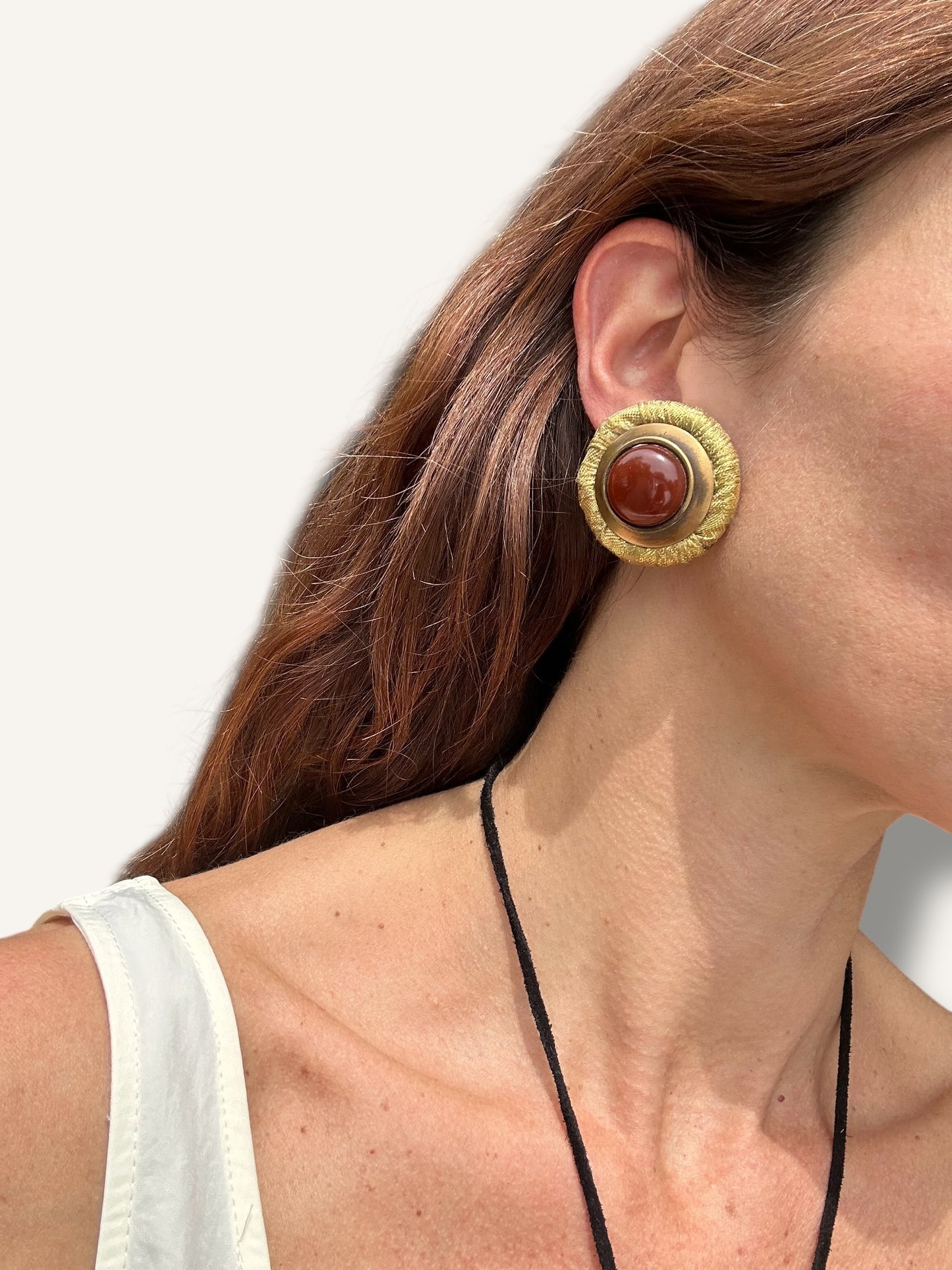 Amber earrings