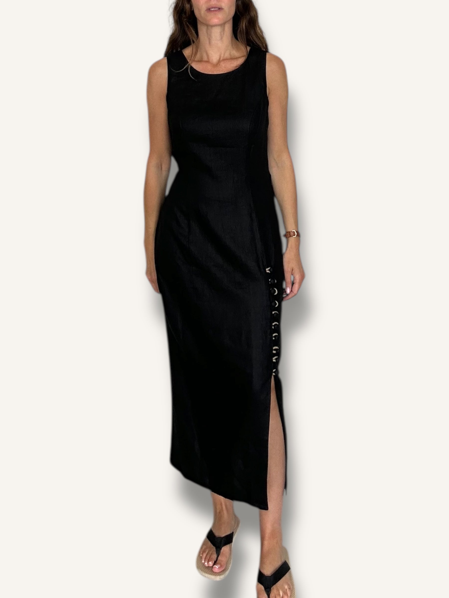 Linen Dress Jen Wonders Linen Dress Jen Wonders