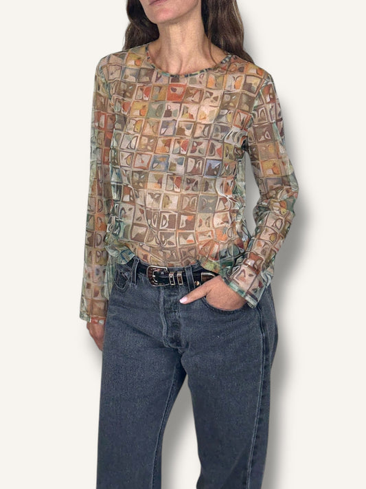 Printed Mesh Top