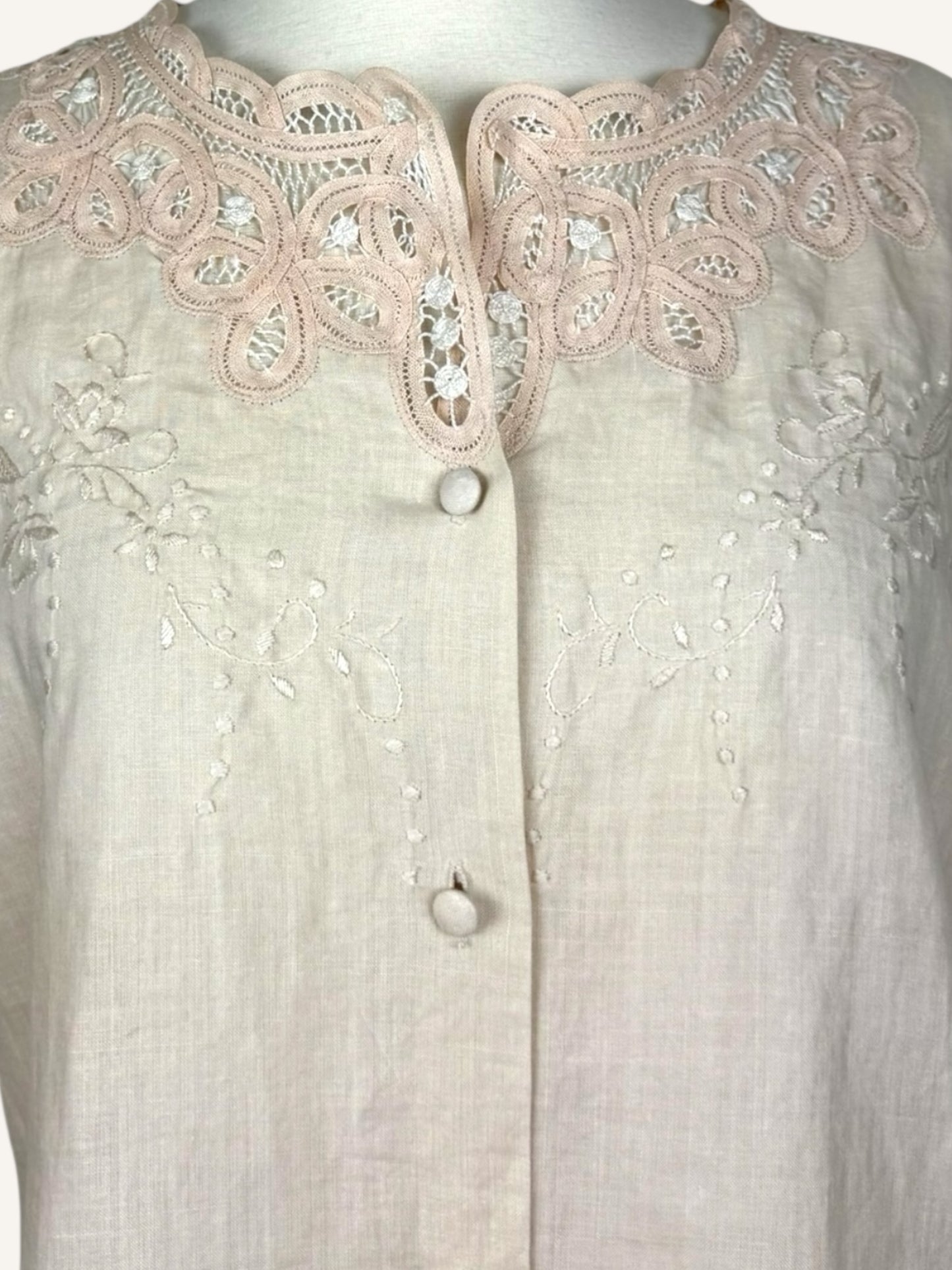 Blush Embroidered Blouse