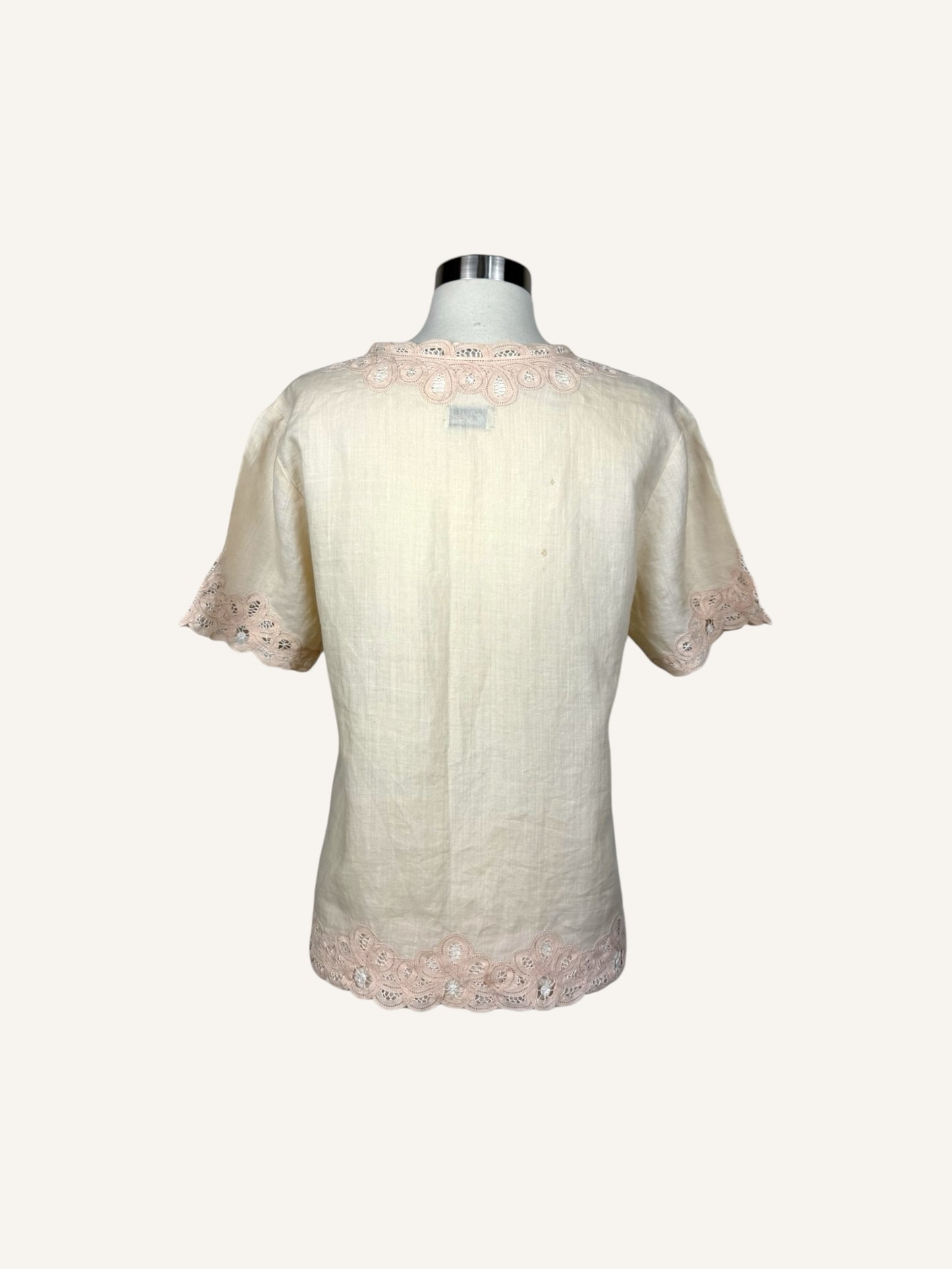 Blush Embroidered Blouse