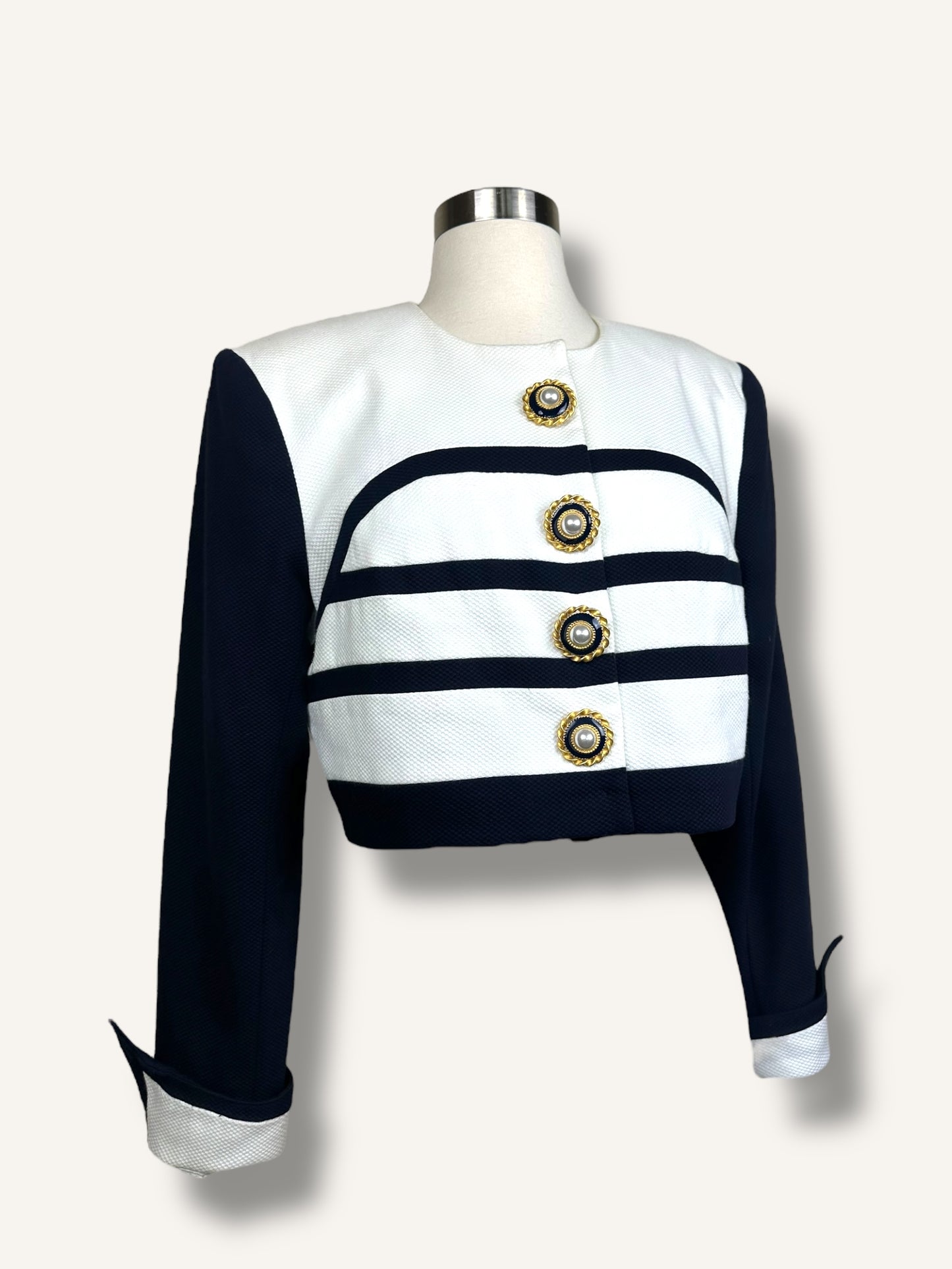 Nautical cropped jacket