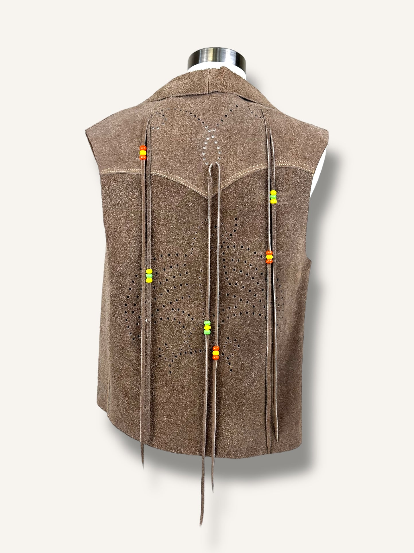 Western suede vest