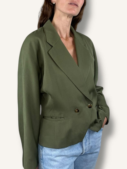 Olive green blazer