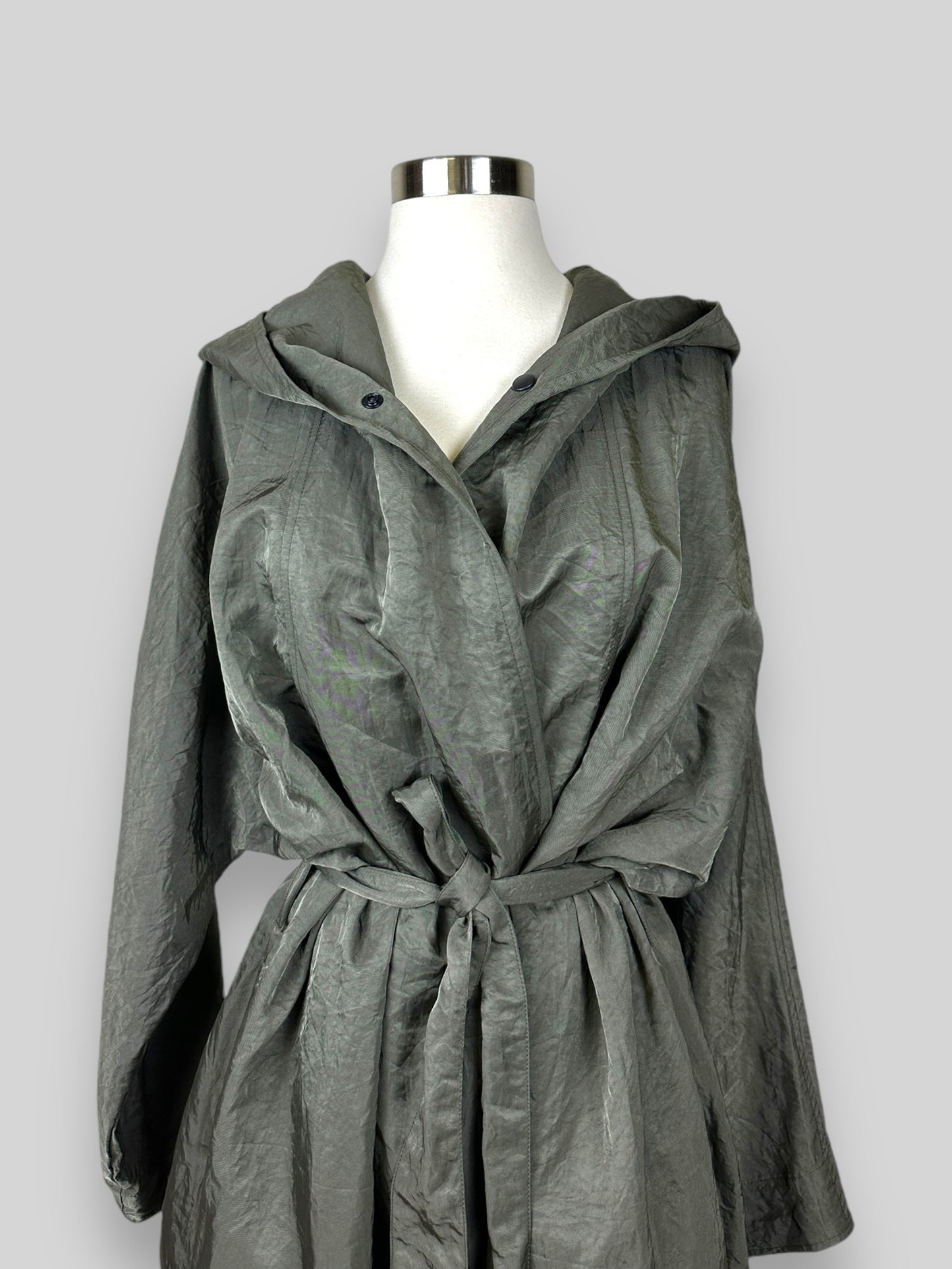 Hooded Trench Coat