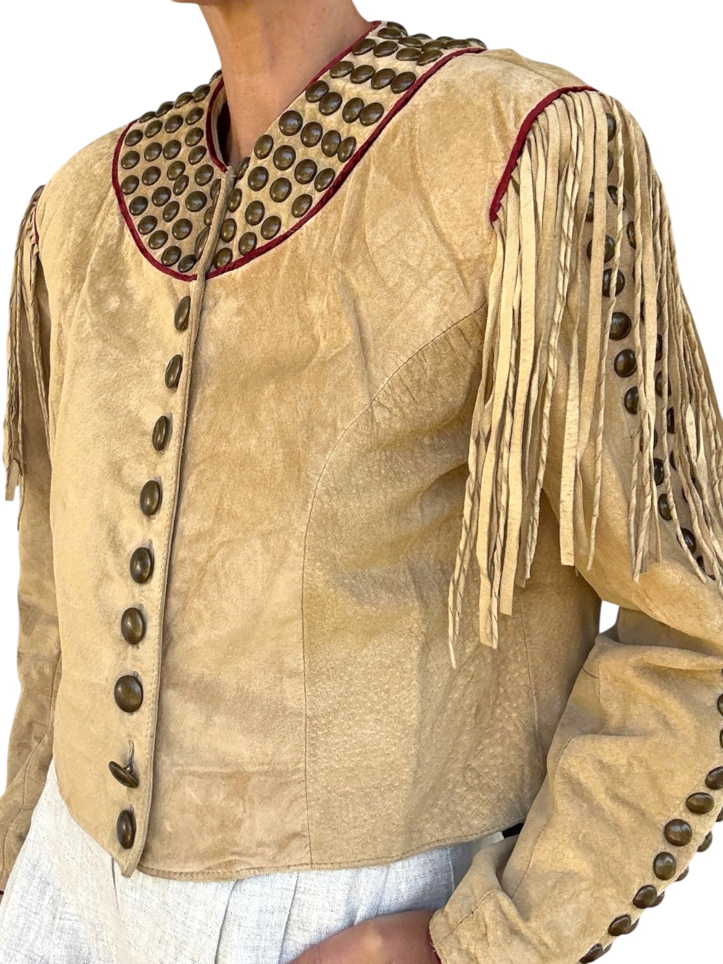 Studded Suede Jacket