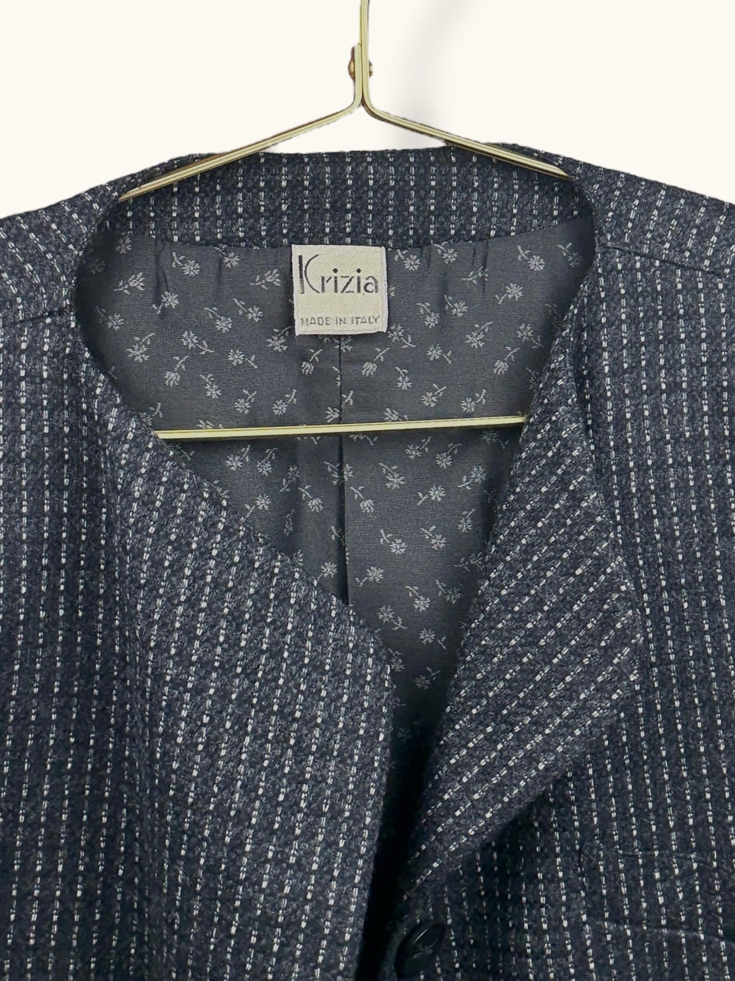 Krizia Pinstripe Blazer