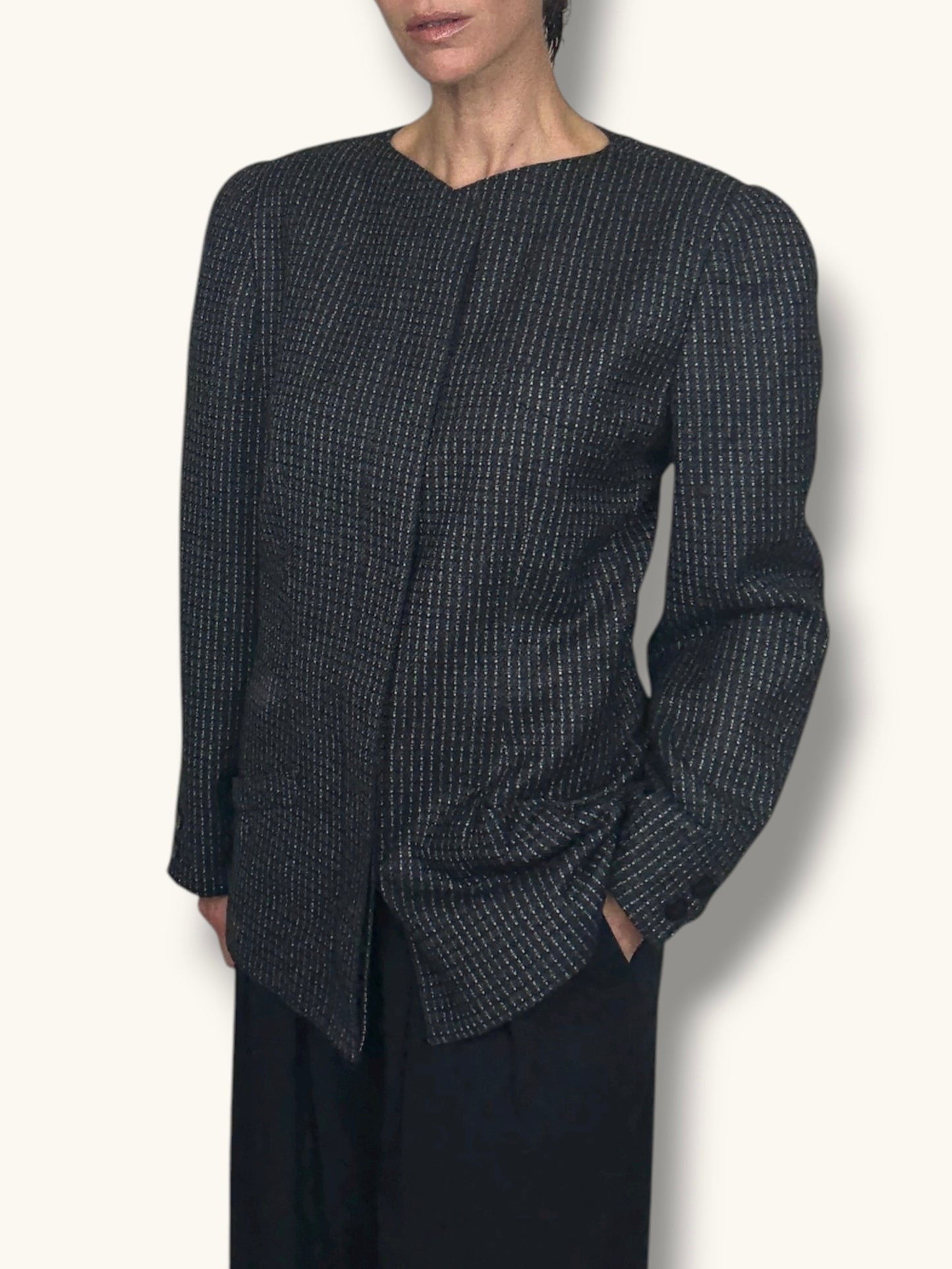 Krizia Pinstripe Blazer