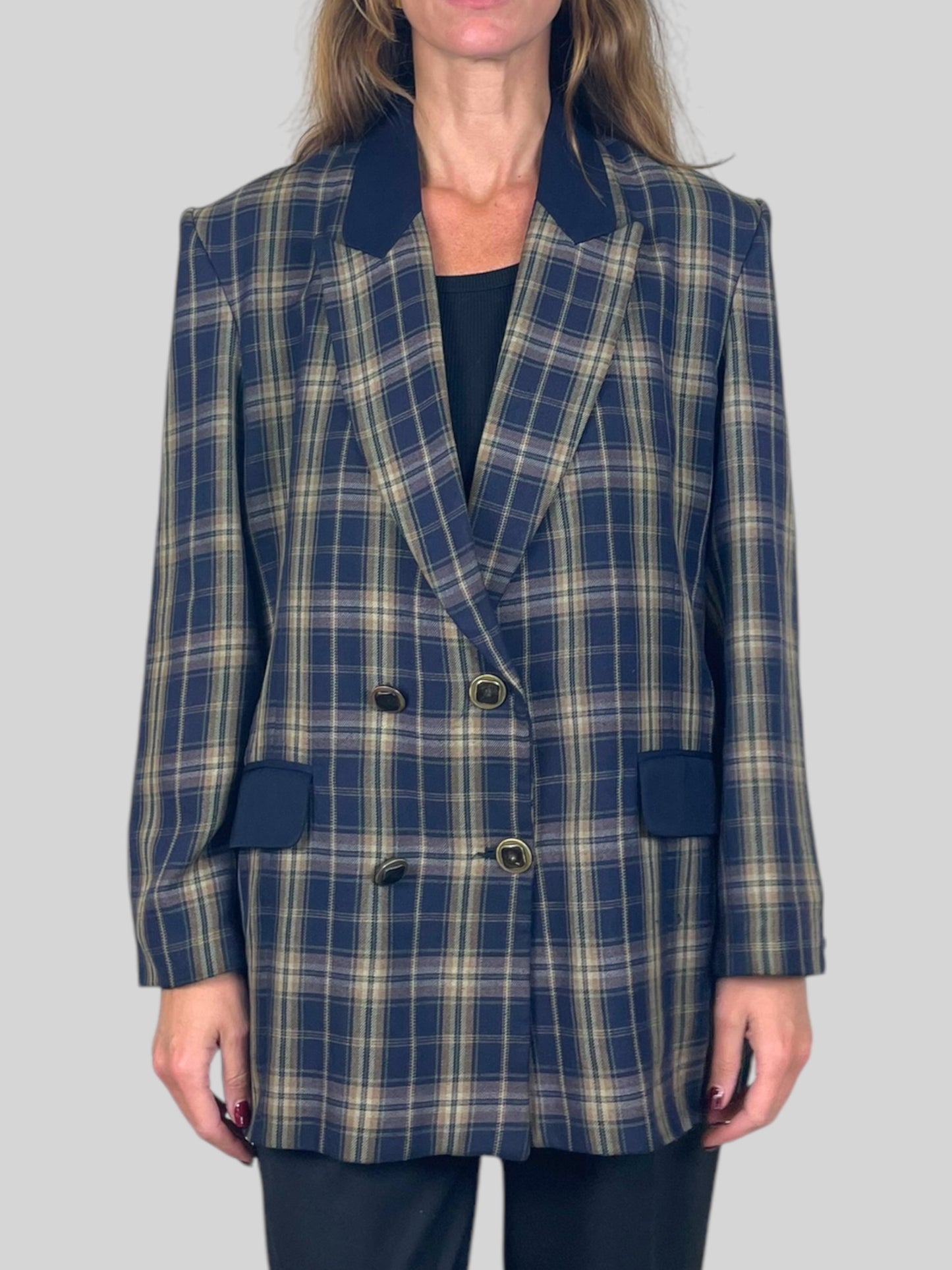 Plaid Blazer