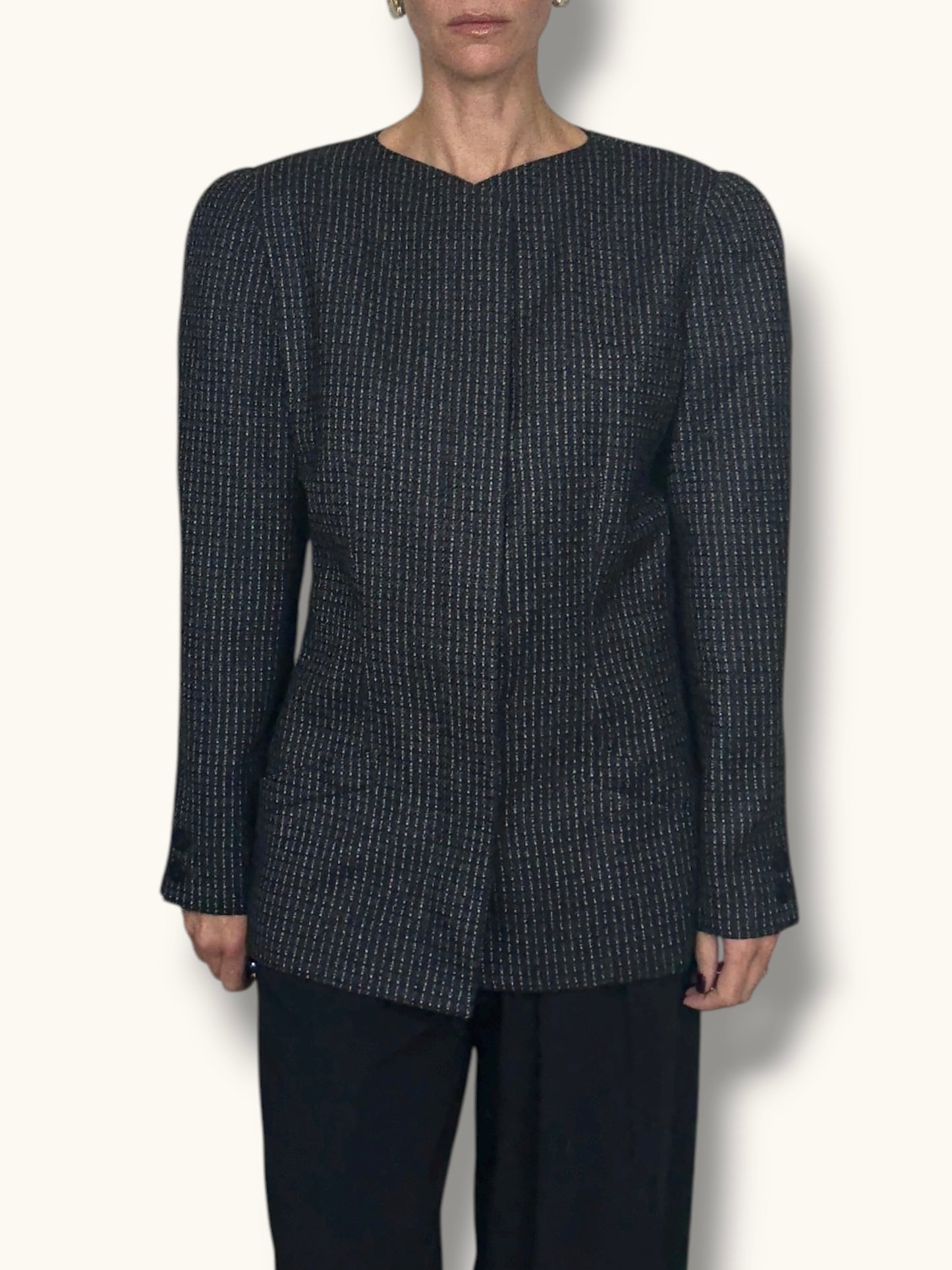 Krizia Pinstripe Blazer