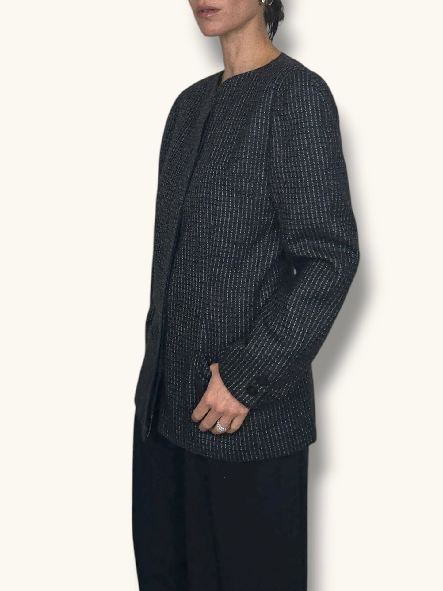 Krizia Pinstripe Blazer