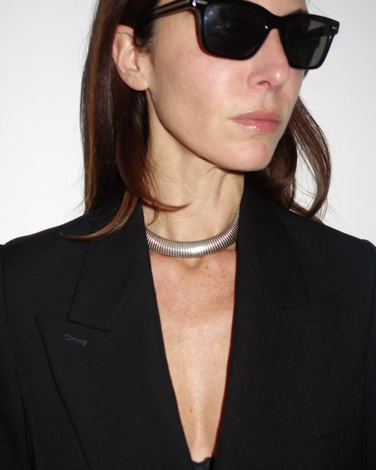 Silver Omega Necklace