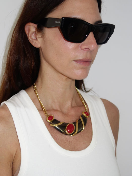 Monet Cabochon Necklace