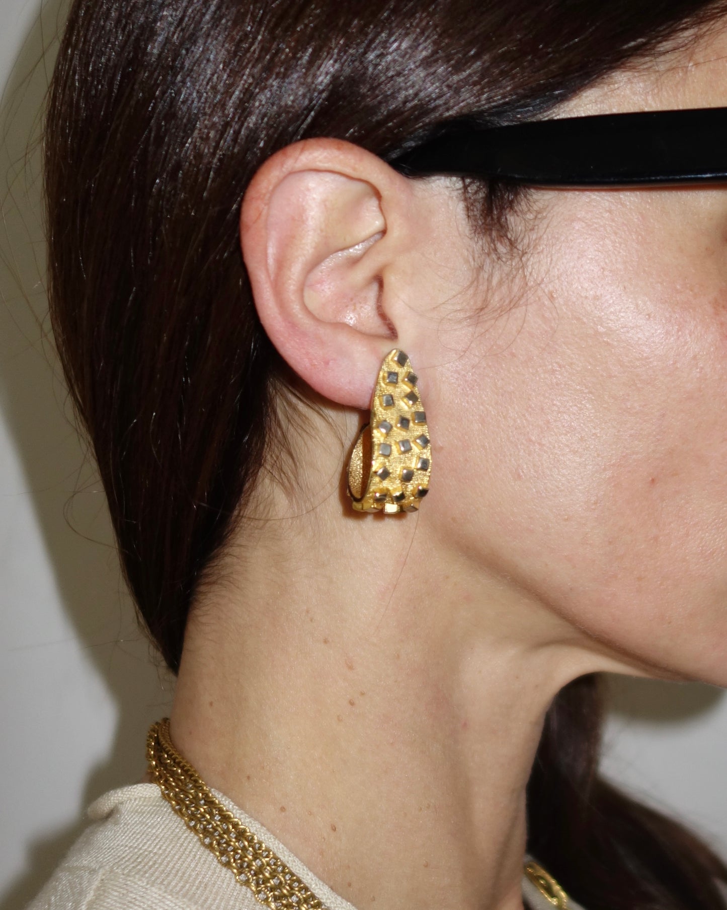 Sculptural Hoop Earrings