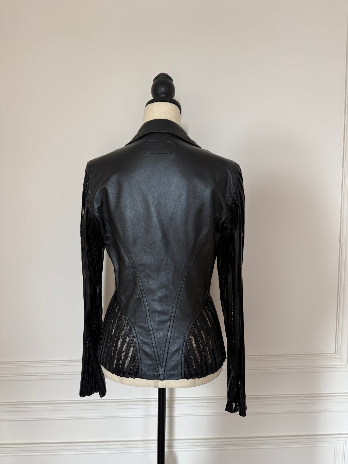 Leather Blazer Mugler