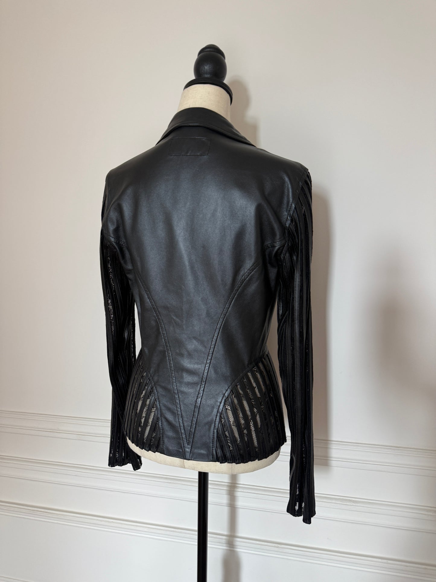 Leather Blazer Mugler