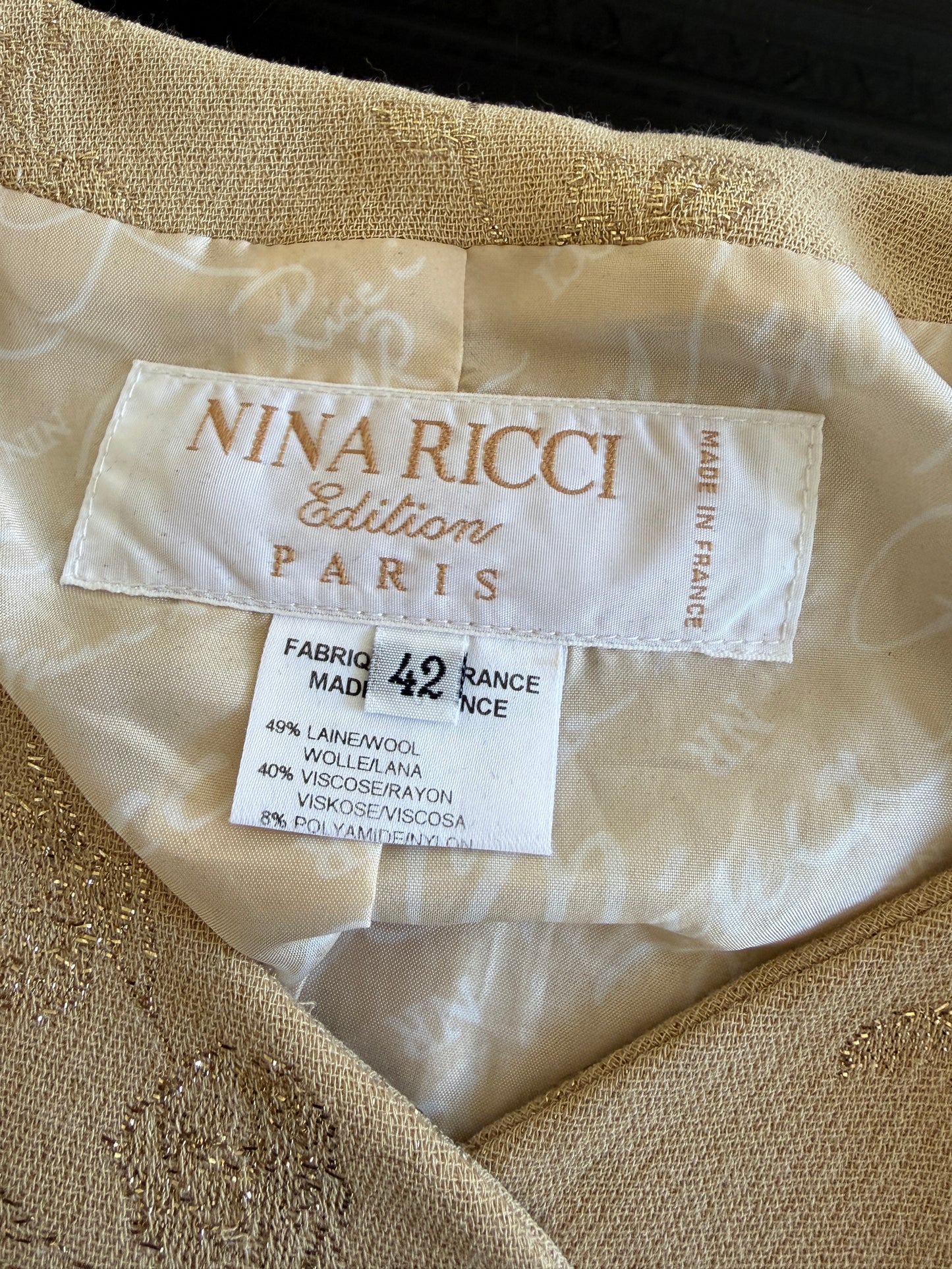 Nina Ricci Jacquard Jacket