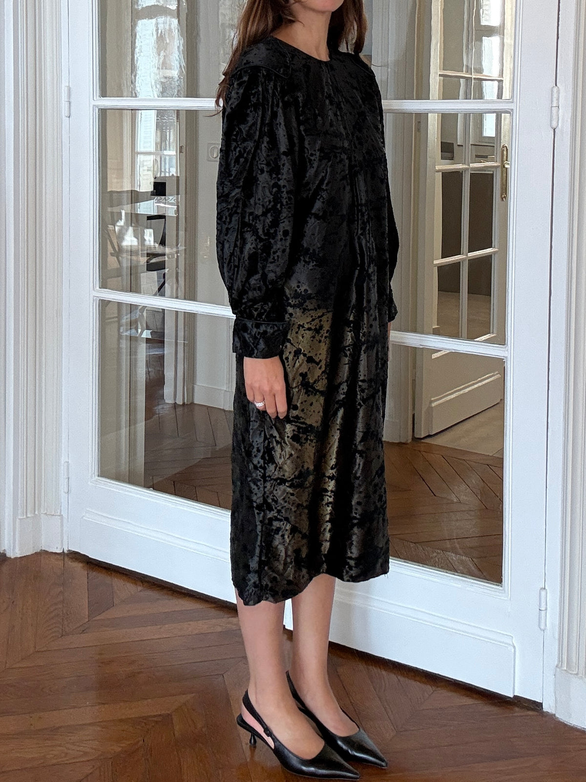 Devore Velvet Dress