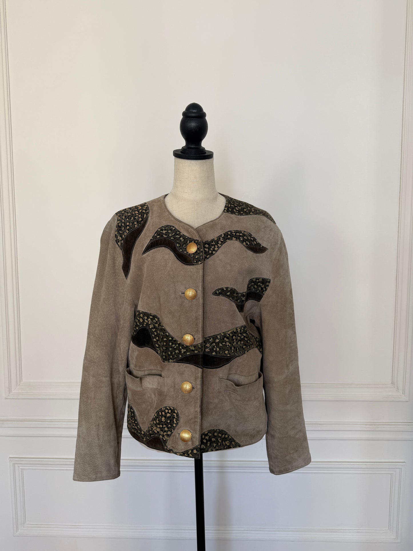 Taupe Suede Jacket