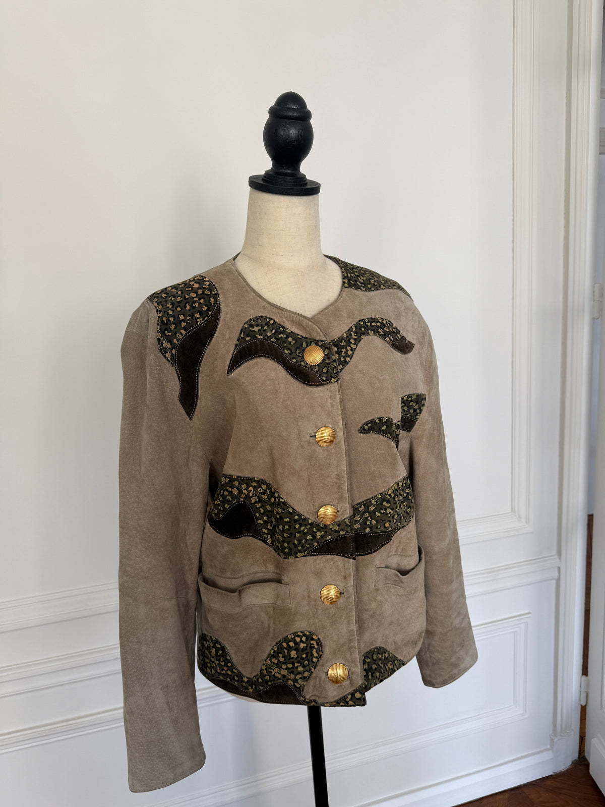 Taupe Suede Jacket