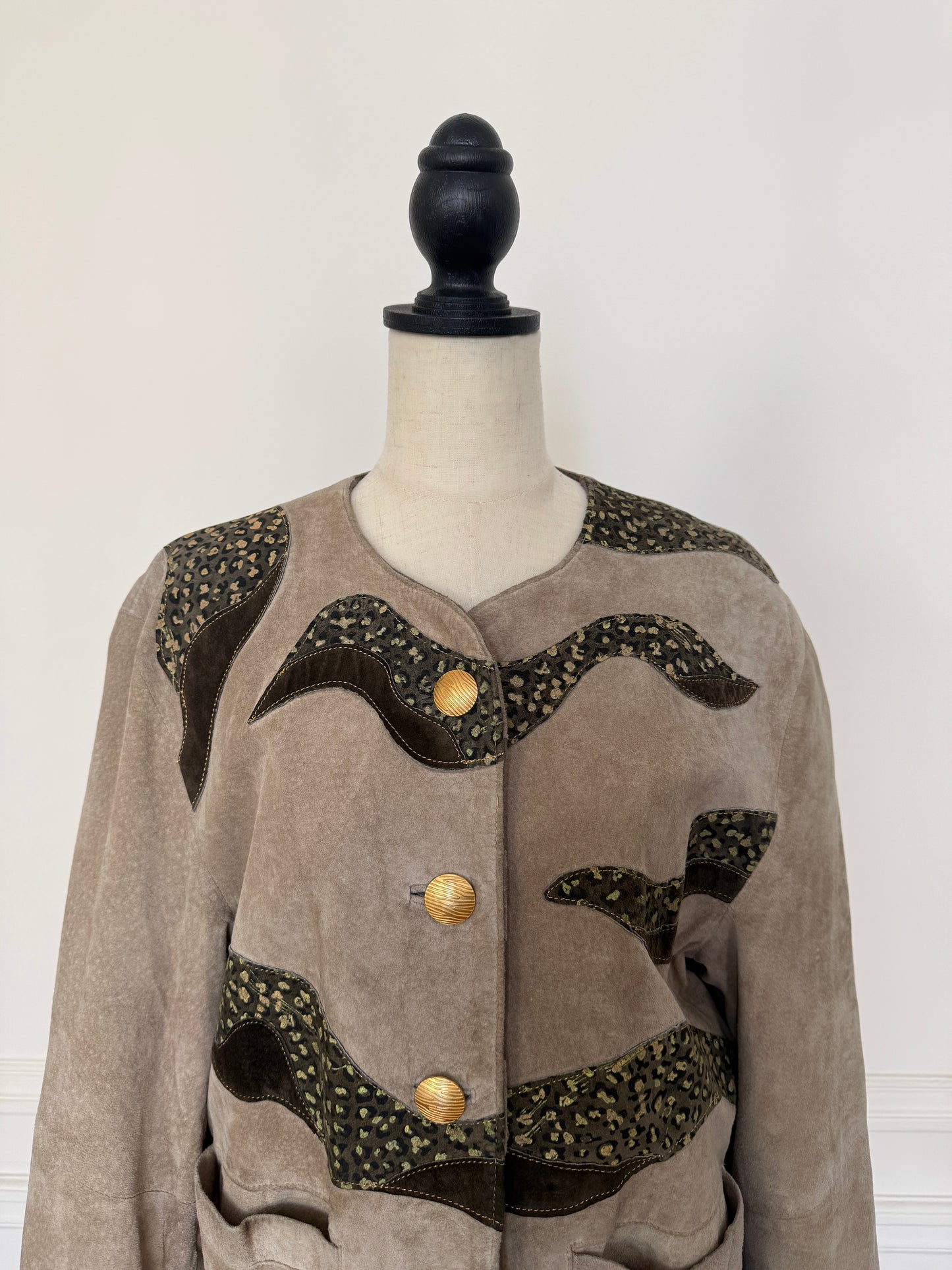 Taupe Suede Jacket