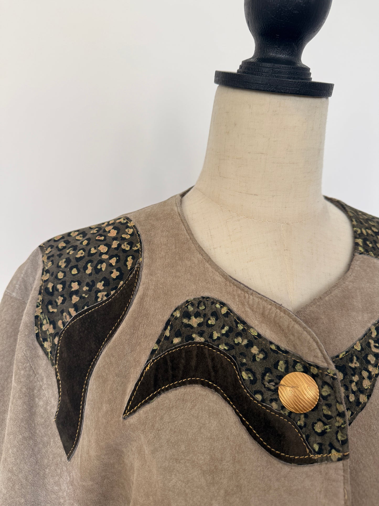Taupe Suede Jacket