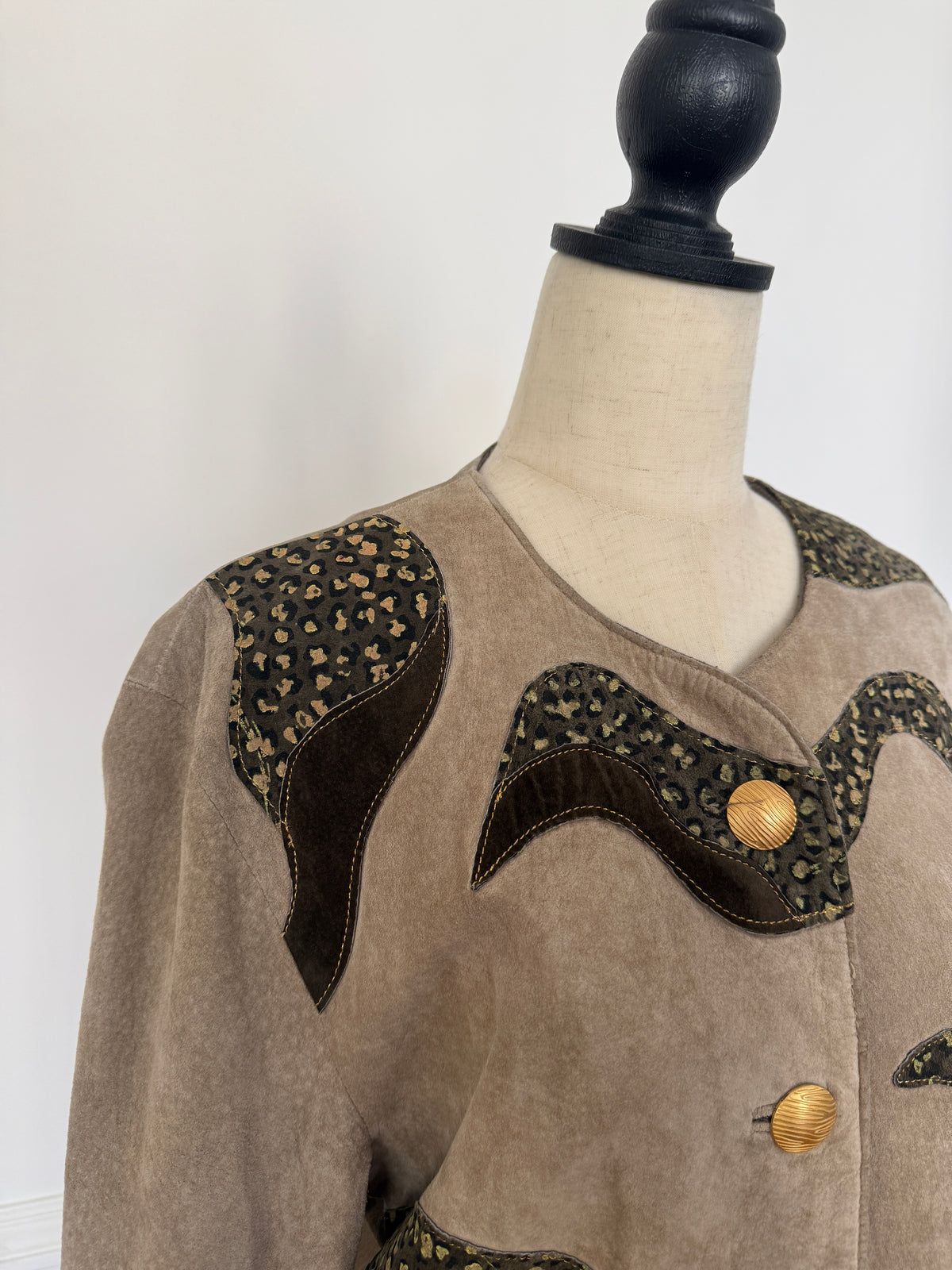 Taupe Suede Jacket