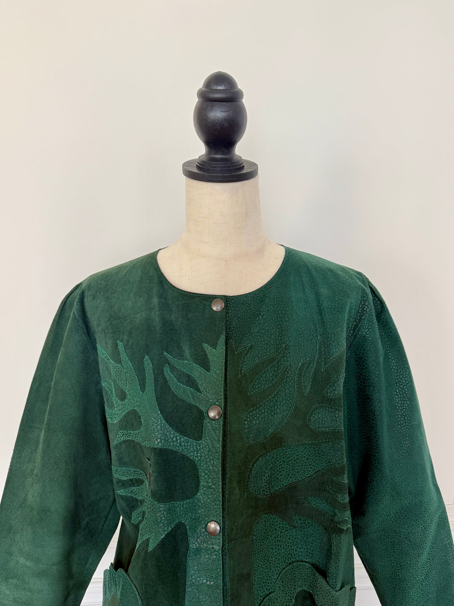 Dark Green Suede Jacket
