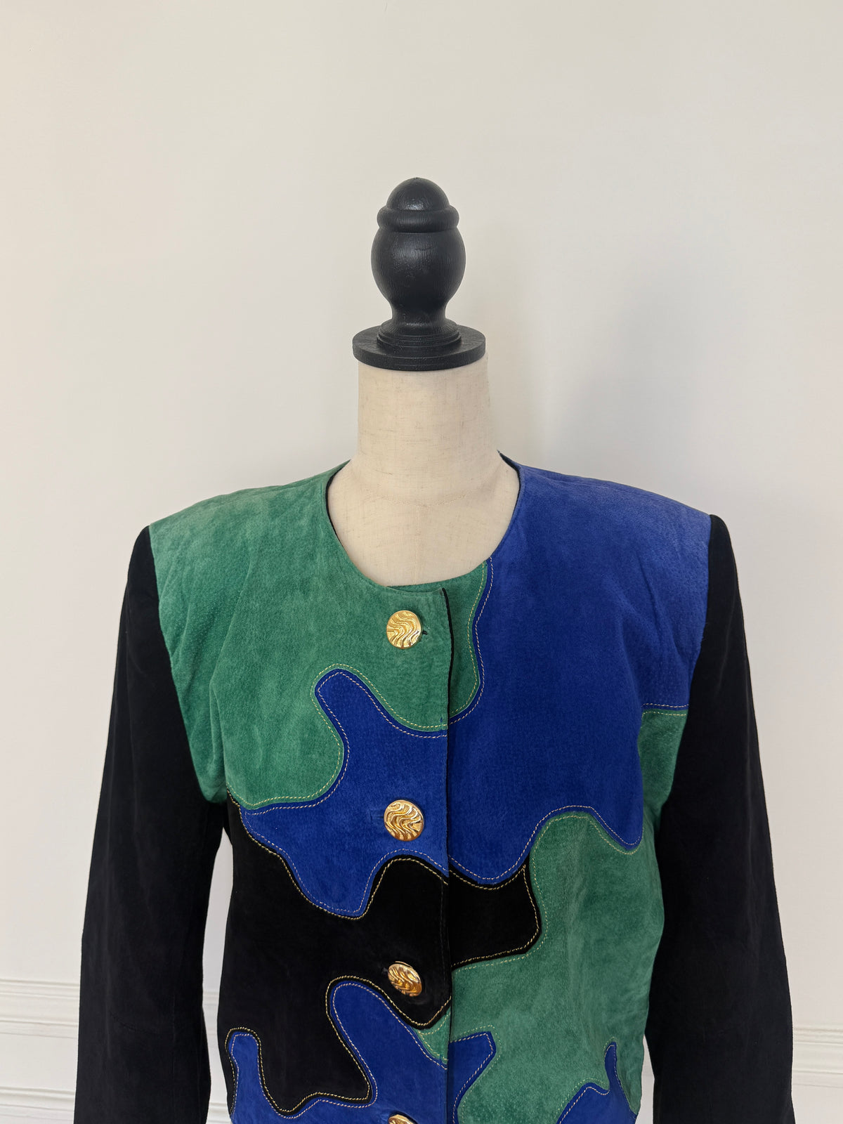 Suede Patchwork Jacket