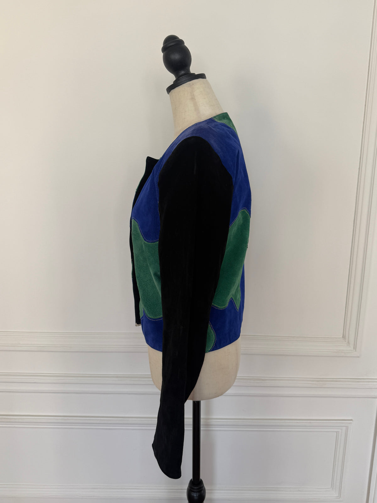 Suede Patchwork Jacket