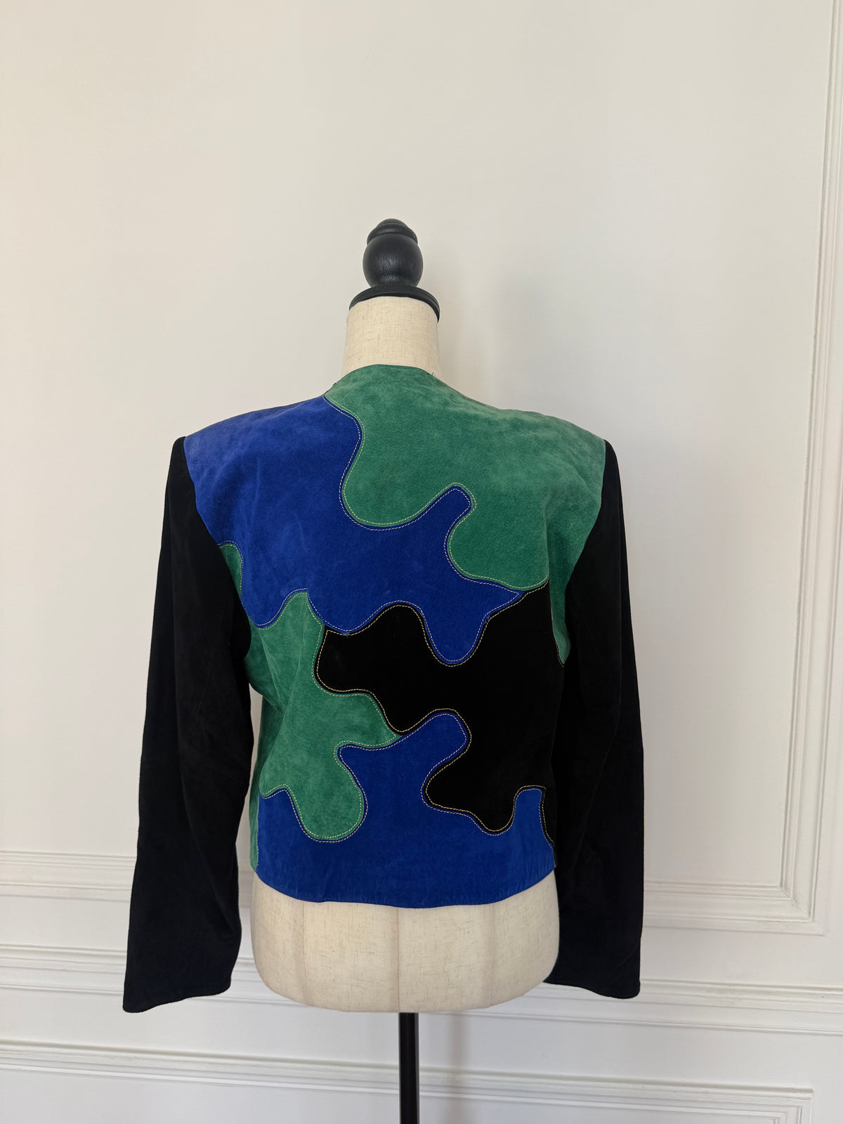 Suede Patchwork Jacket