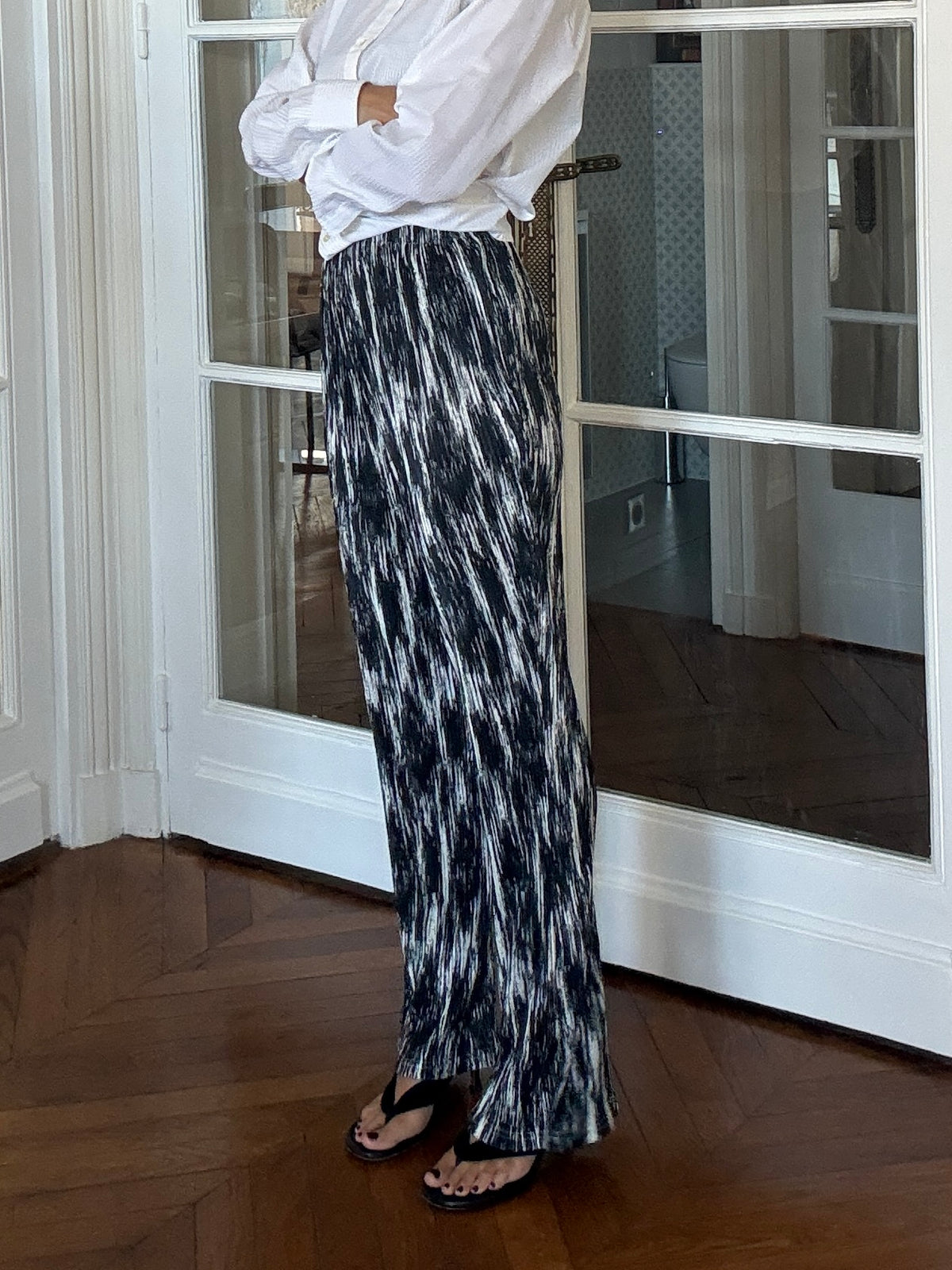 Plisse Pants