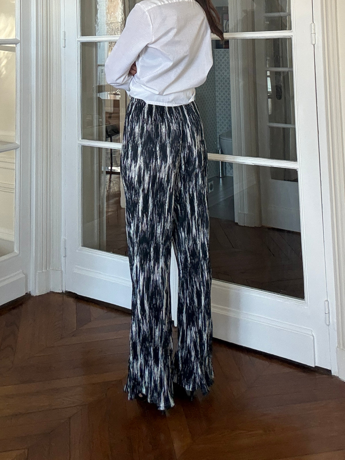 Plisse Pants