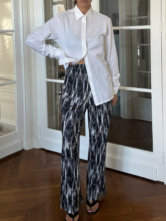 Plisse Pants