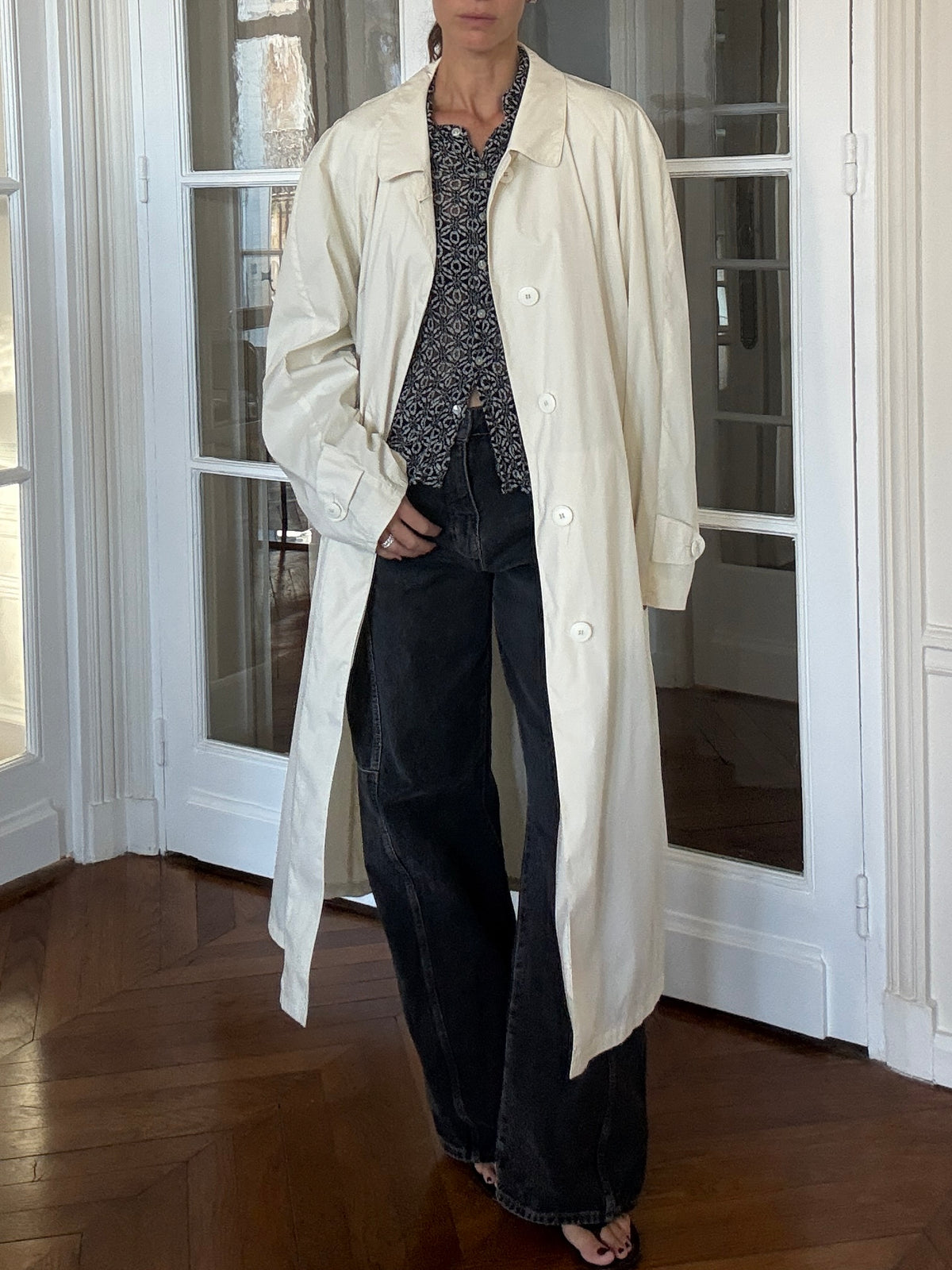 Ivory Lightweight Coat