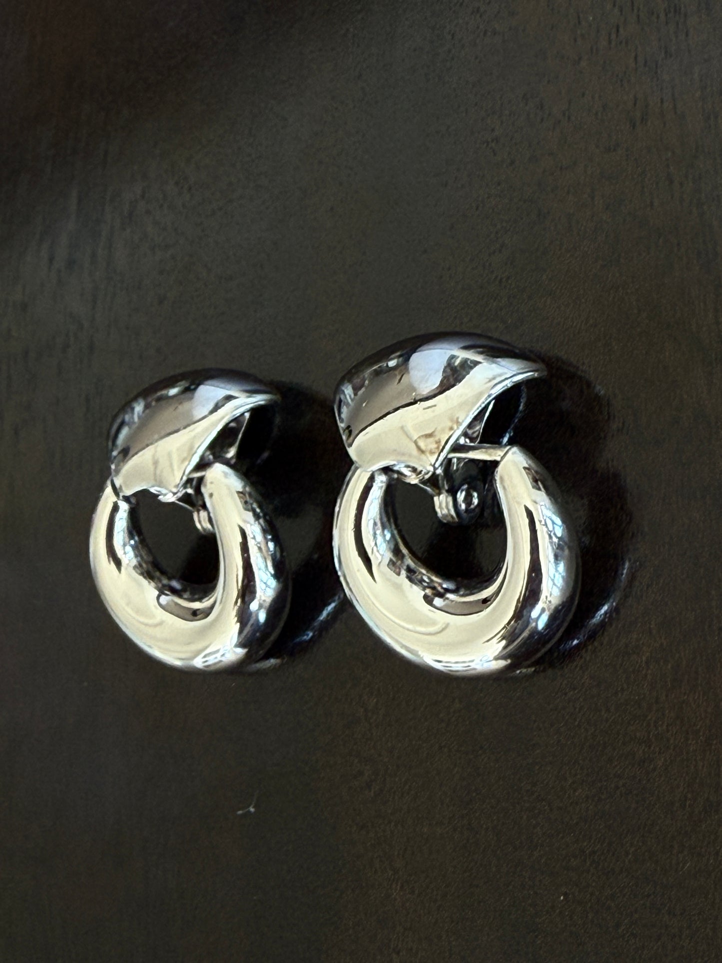 YSL Silver Earrings
