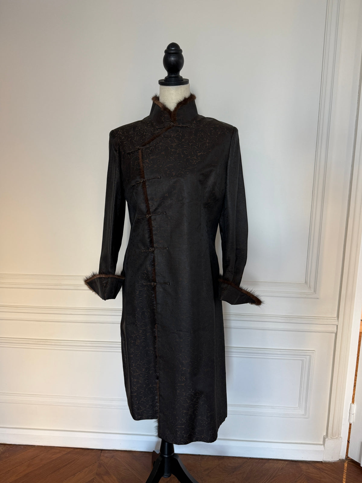 Brown Mandarin Coat