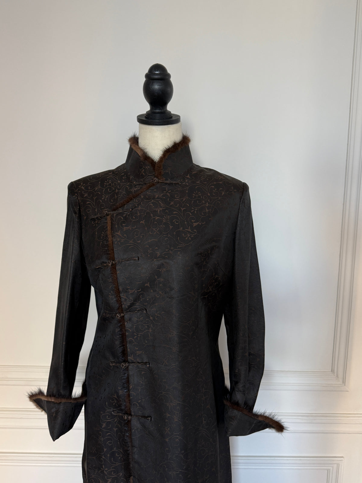Brown Mandarin Coat