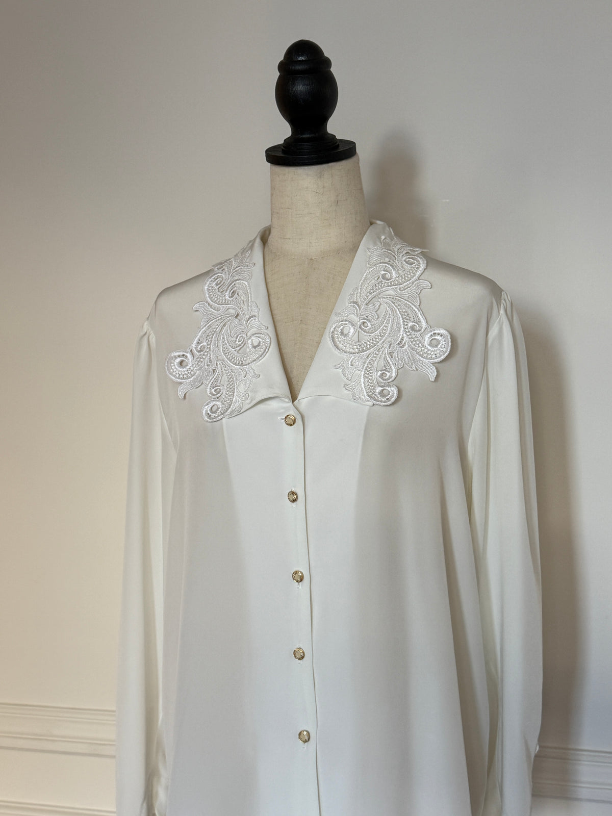 Lace Silk Blouse