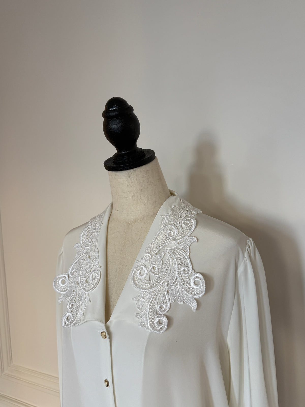 Lace Silk Blouse