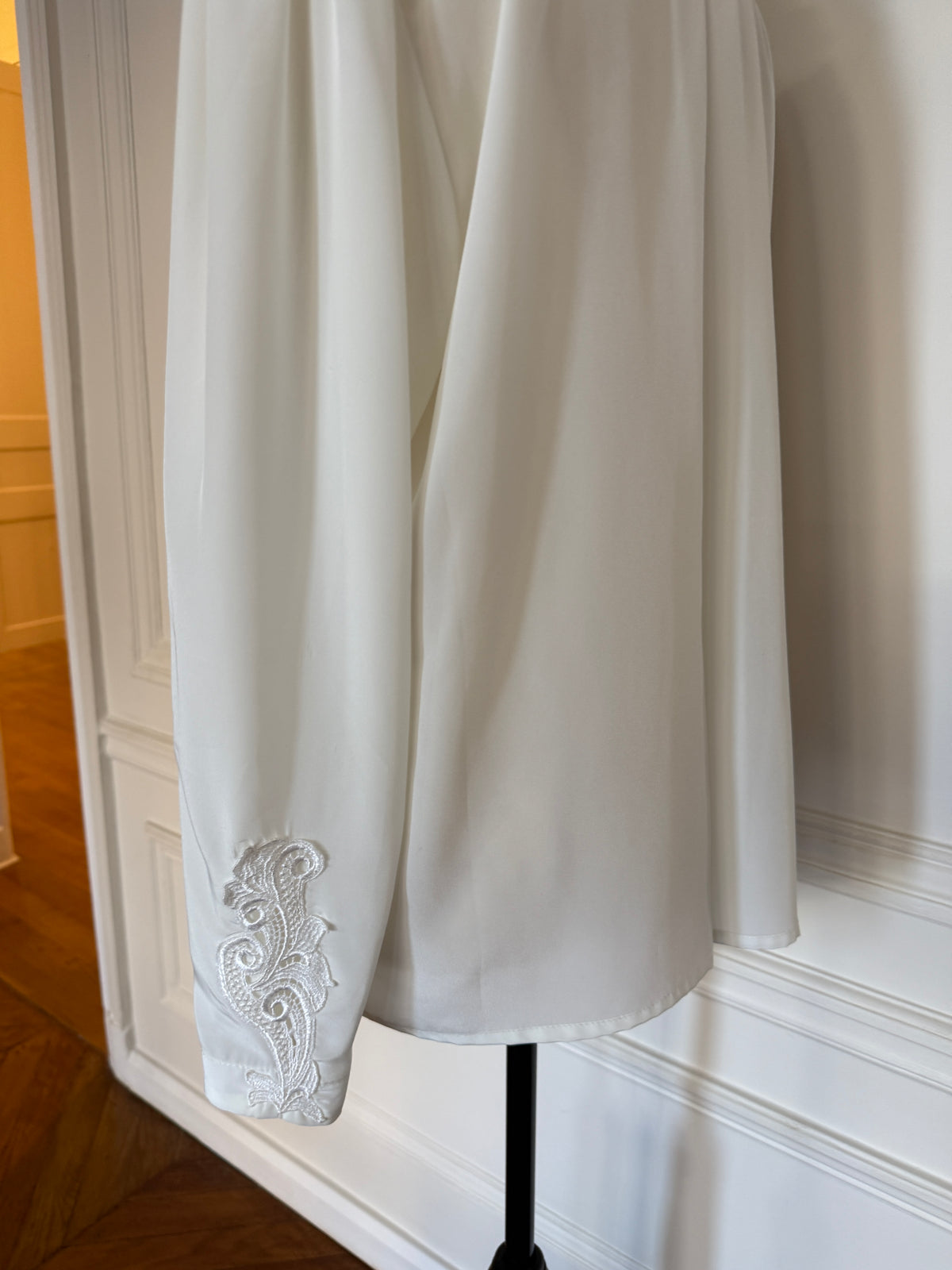 Lace Silk Blouse