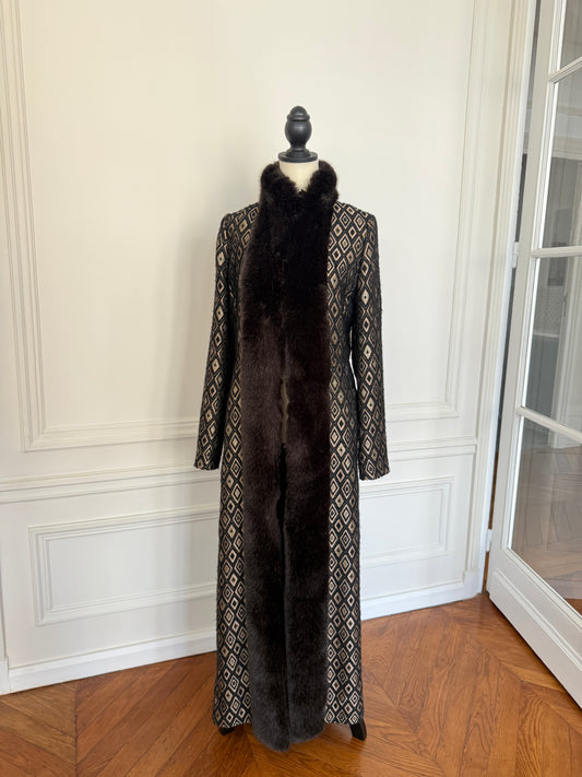 Evening Brocade Coat