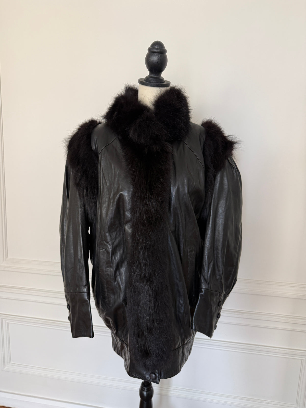 Leather and Fur Jacket
