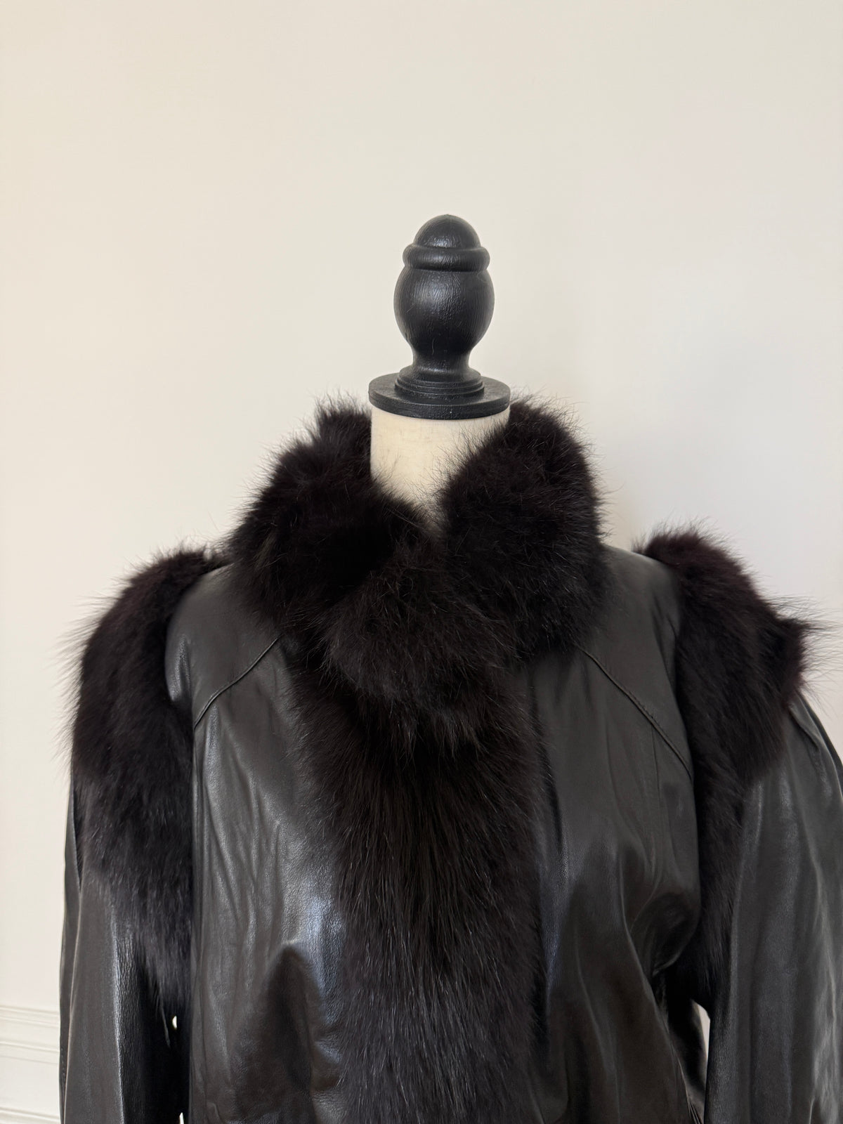 Leather and Fur Jacket