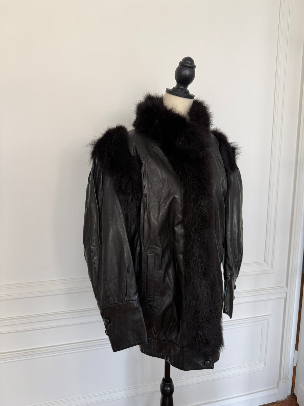 Leather and Fur Jacket
