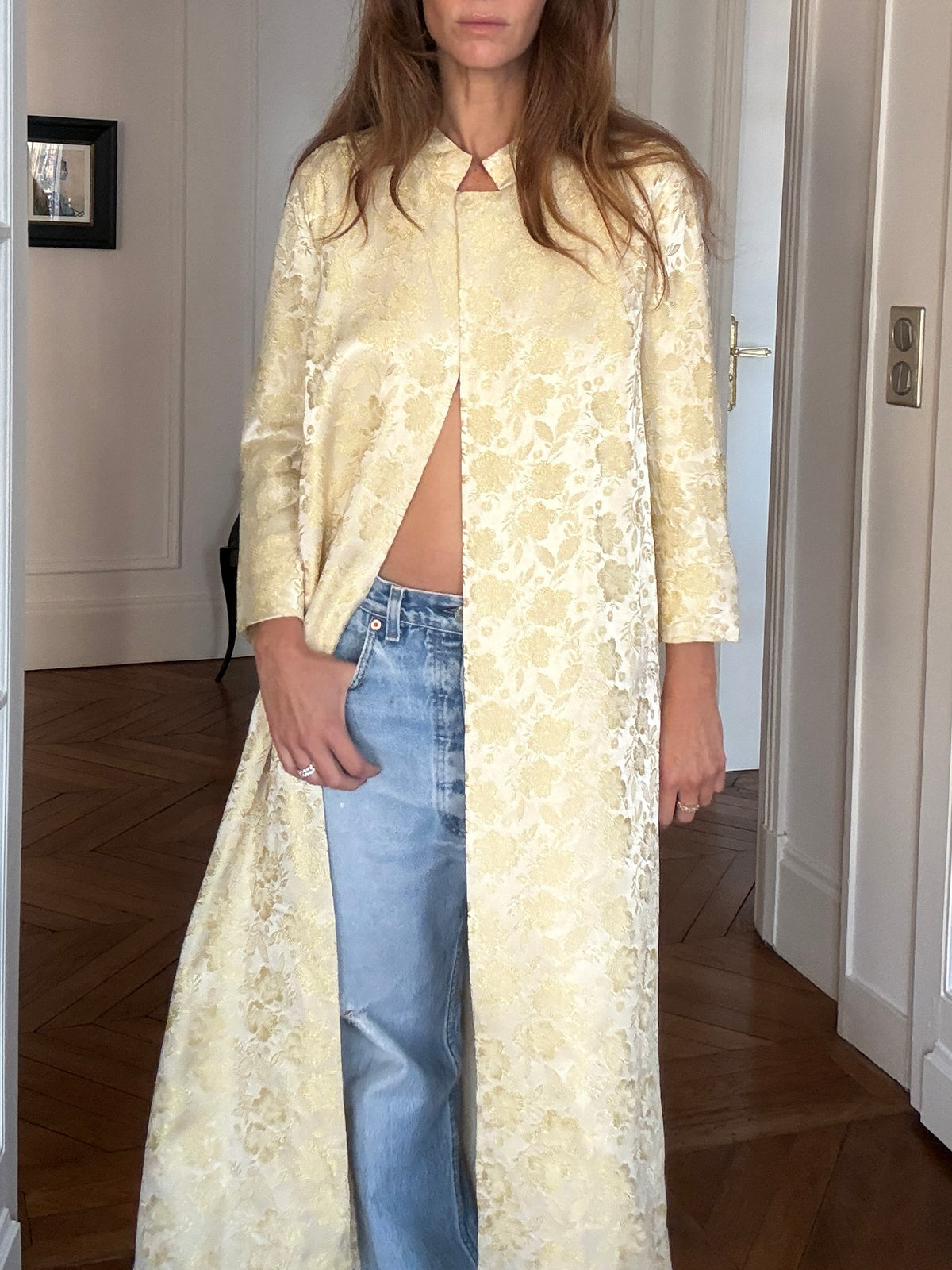 Brocade Evening Coat