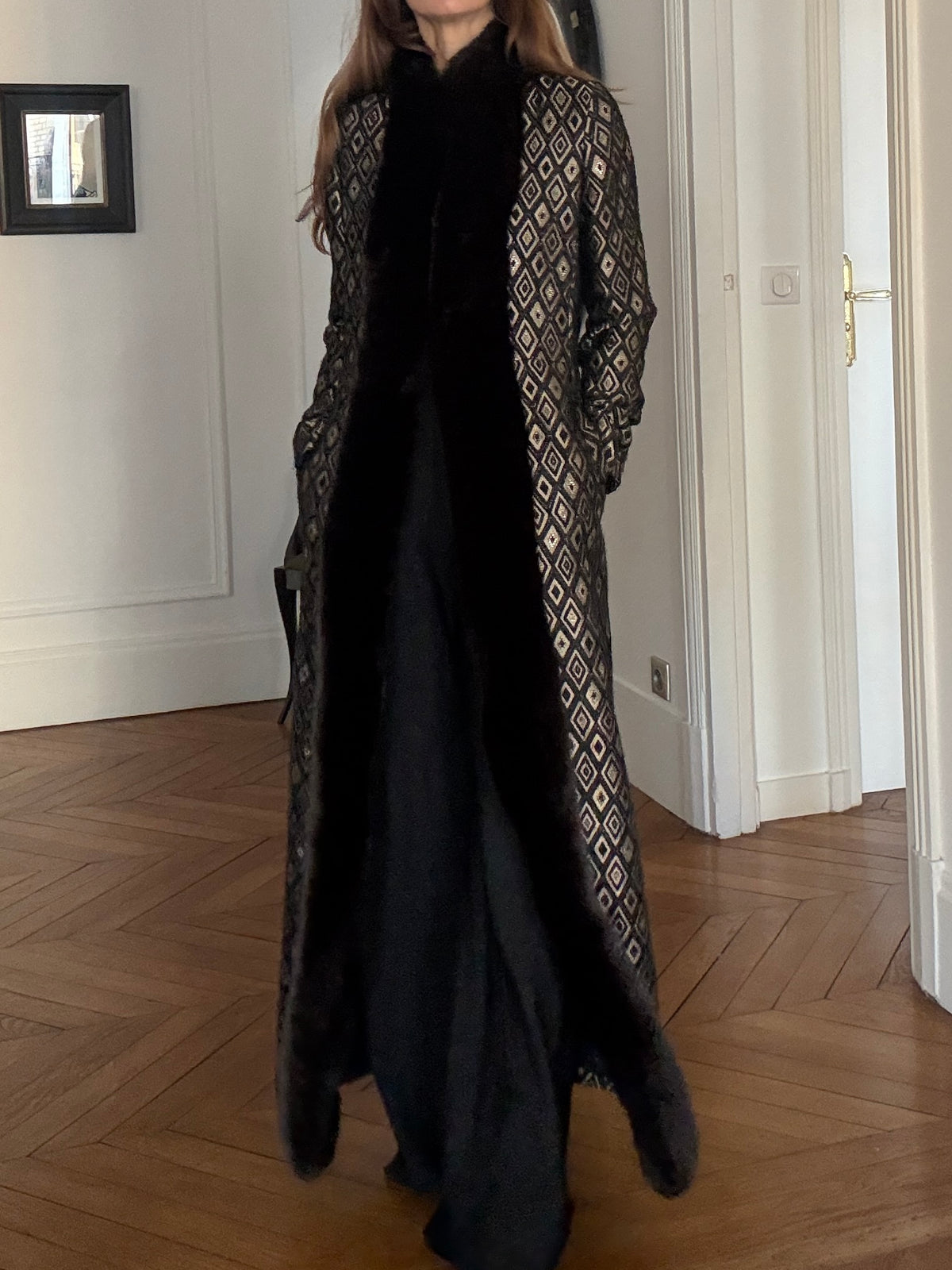 Long Brocade Coat