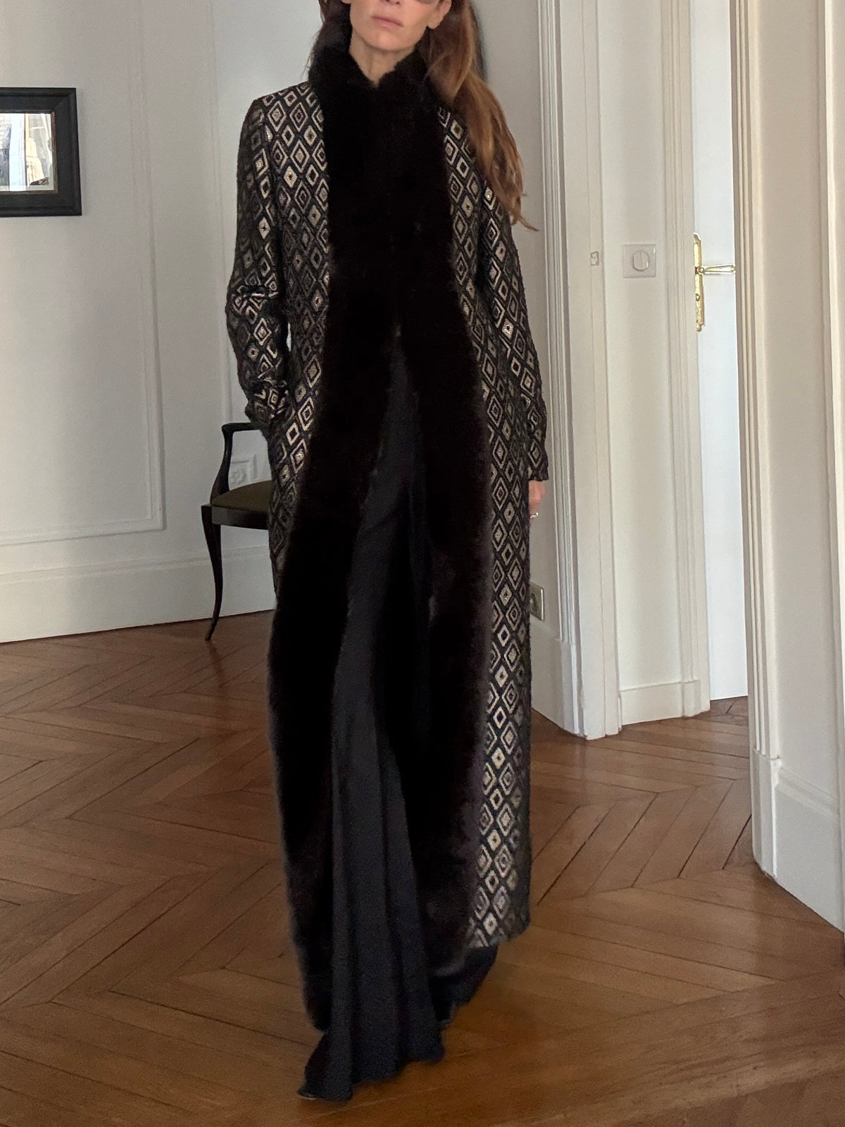 Long Brocade Coat